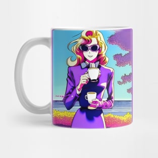 Coffee lover - Girl Drinking Coffee Mug